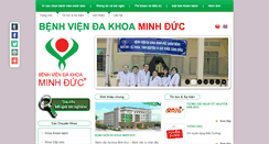 Desktop Screenshot of benhvienminhduc.com